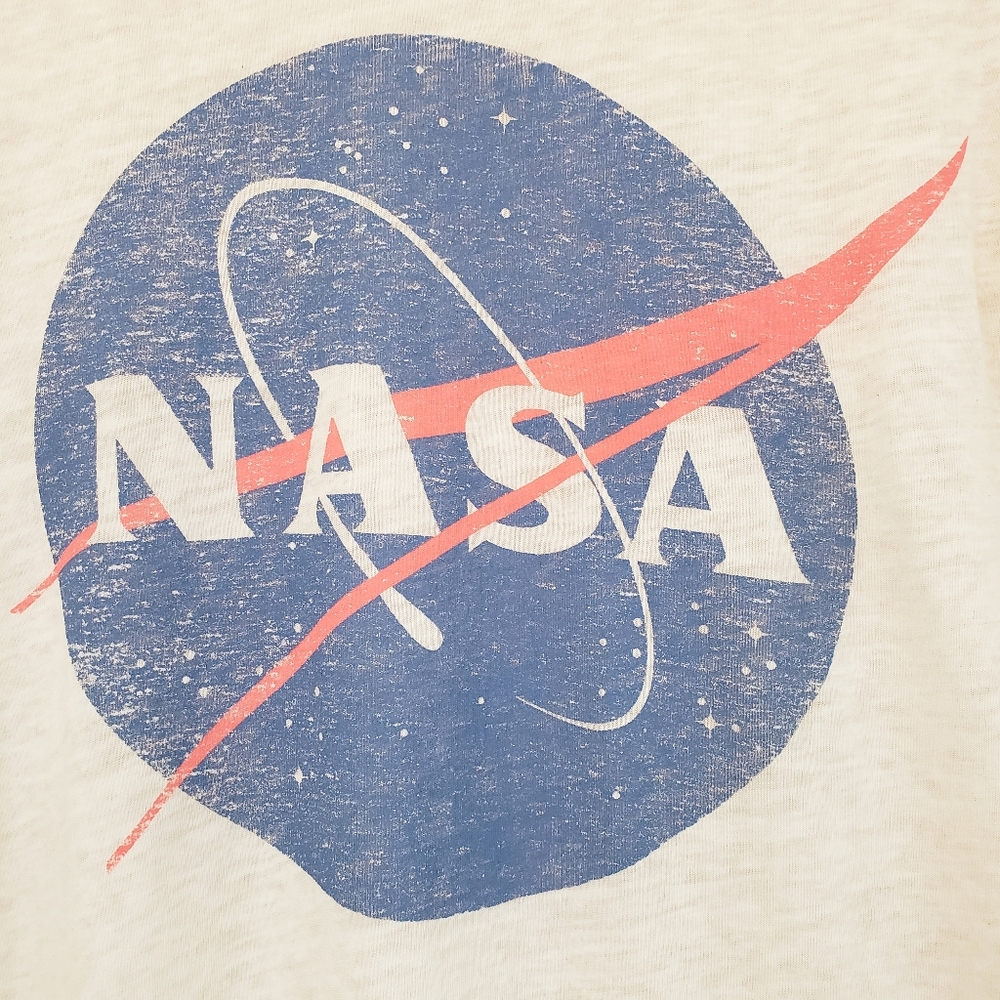 Zoe + Liv NASA Burnout Graphic Tee Medium - Picture 2 of 8